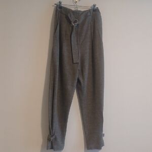 3.1 Phillip Lim Charcoal Pants with Belt